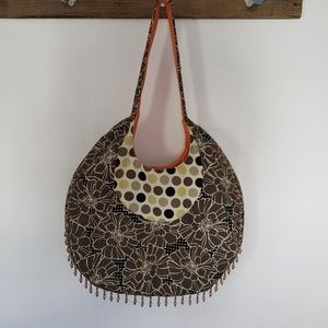 Boho beaded hippie Beach yoga bag